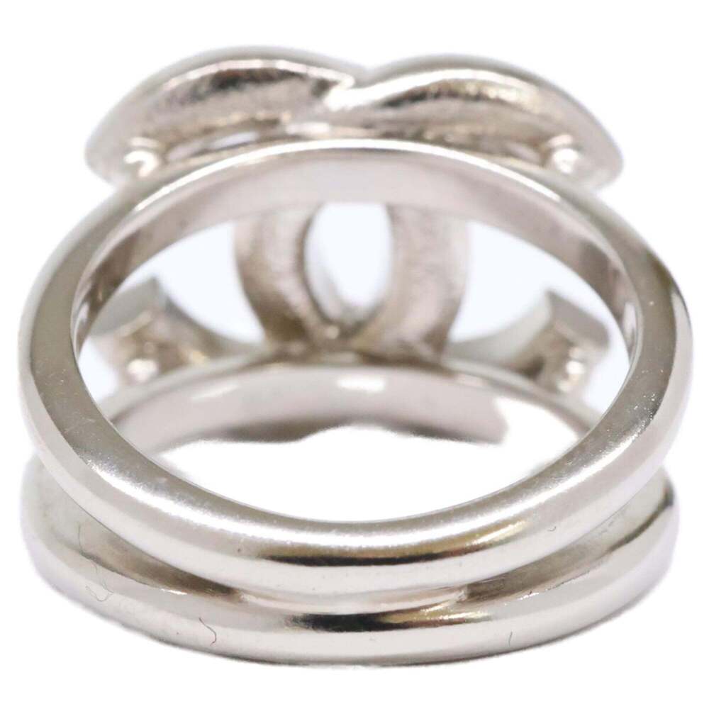 CHANEL Silver Logo Ring - Picture 3 of 7
